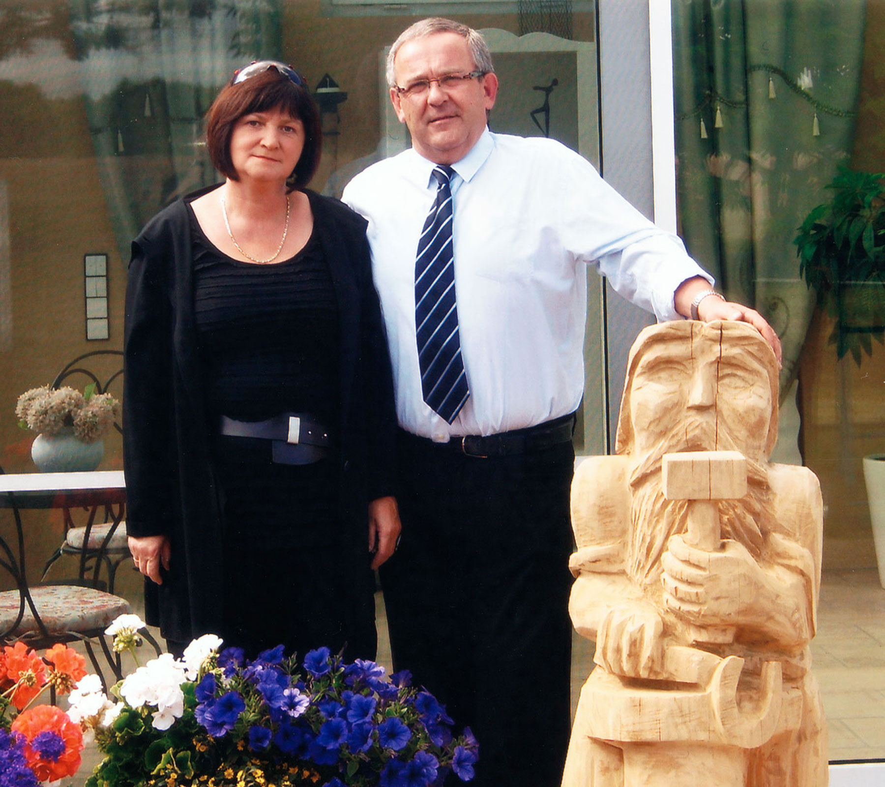 Firmengründer Roland Nies mit Frau Uta